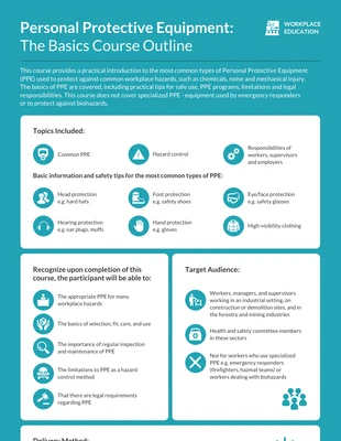 premium  Template: Infográfico do programa de treinamento de cursos na área de saúde